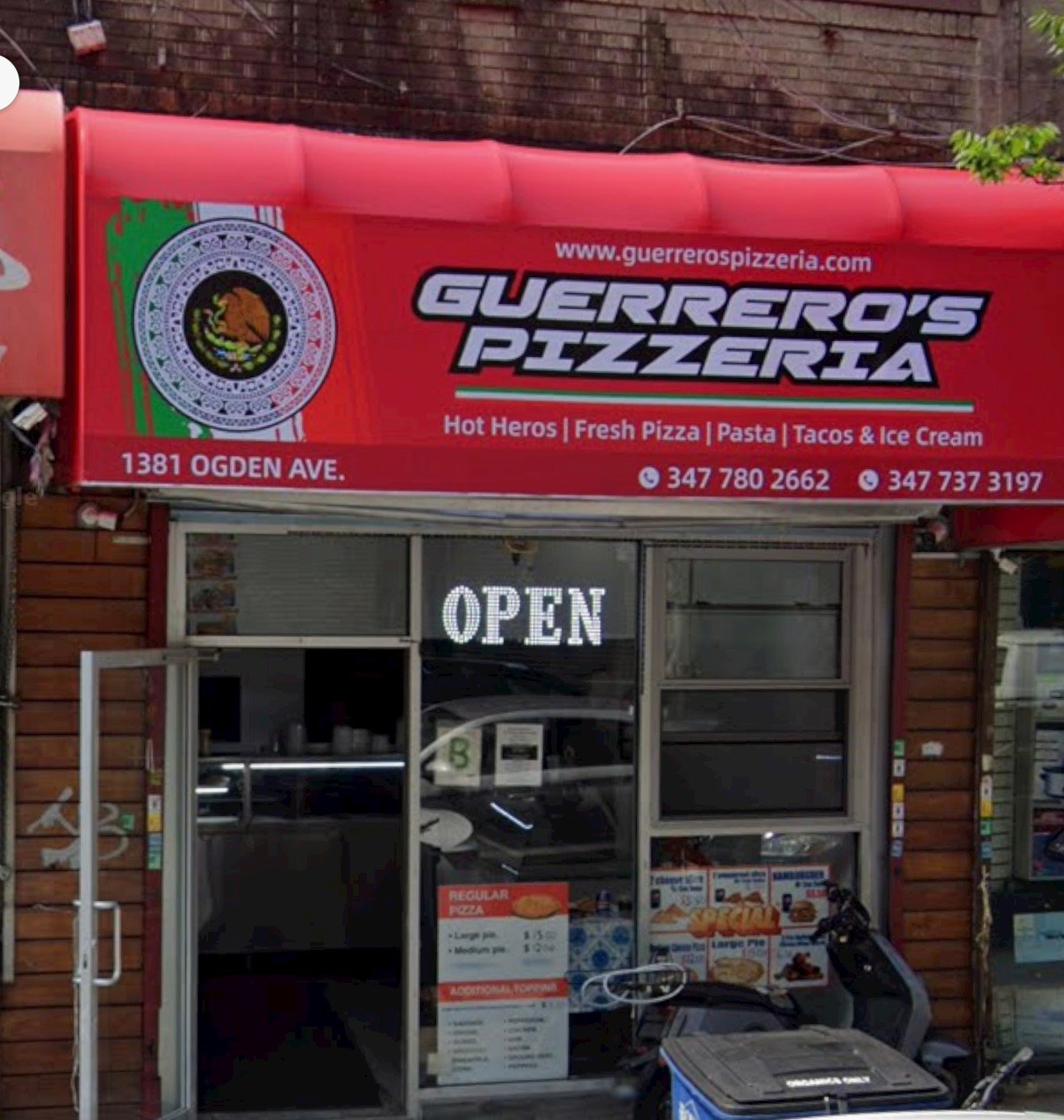 Guerrero's Pizzeria storefront